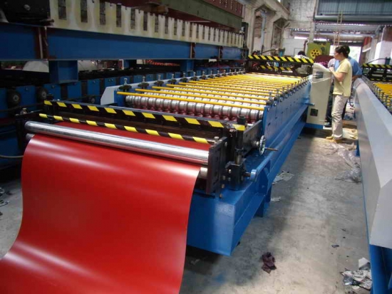 سقف الدائمة التماس لفه تشكيل اله