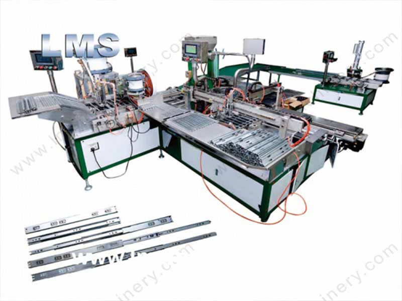 كامل تلقائي تلسكوبي درج الشريحة قناة خط الانتاج